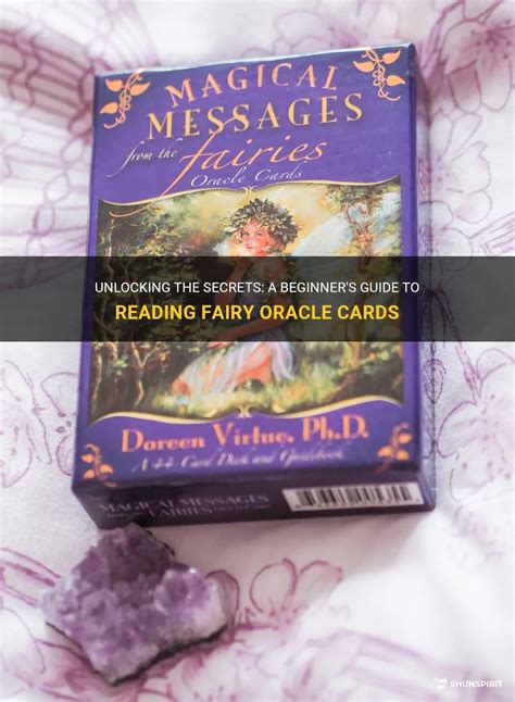 Magical messages from the fairies oracle cards
